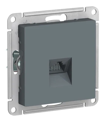 ATLASDESIGN РОЗЕТКА компьютерная RJ45, кат. 5Е, механизм, ГРИФЕЛЬ Systeme Electric ATN000783 фото 1