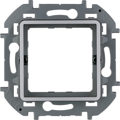 Адаптер для механизма Mosaic - INSPIRIA - алюминий Legrand 673902 фото 1
