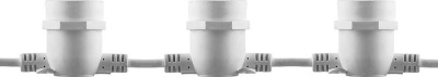 Гирлянда 230V 20 E27 белый, шаг 50cm, IP 65, 13м (3м сетевой шнур), CL50-13 Feron 29886 фото 1
