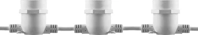 Гирлянда 230V 20 E27 белый, шаг 50cm, IP 65, 13м (3м сетевой шнур), CL50-13 Feron 29886 фото 1