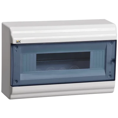 PRIME Корпус пластиковый ЩРН-П-12 белый IP41 IEK MKP82-N-12-41-10 фото 1