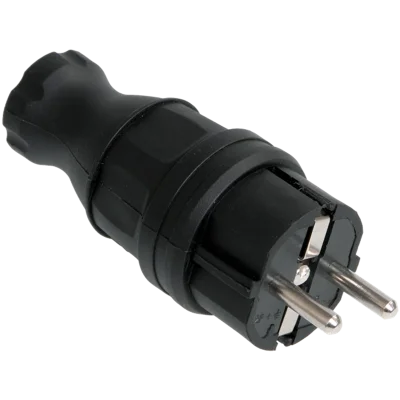 ВБп3-1-0м Вилка прямая ОМЕГА IP44 IEK PKR01-016-2-K02 фото 1