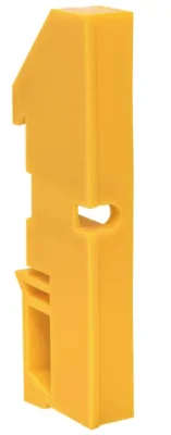 Изолятор на DIN-рейку желтый PROxima EKF ak-1-4-y фото 1
