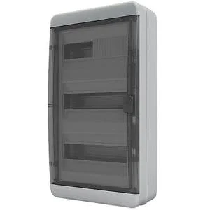 TEKFOR Корпус пласт. КМПн-36 IP65 черн. прозр. дверь TF5-KP72-N-36-65-K03-K02 Tekfor BNK 65-36-1 фото 1