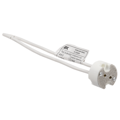 Патрон подвесной GU5.3 со шнуром керамика IEK EPC60-04-01-K01 фото 1