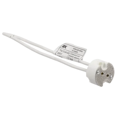 Патрон подвесной GU5.3 со шнуром керамика IEK EPC60-04-01-K01 фото 1