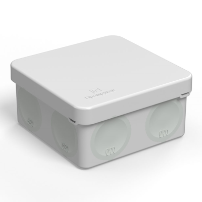 Коробка распред. 80х80х40 безгалогенная стойкая к УФ серая [упак. 132шт] IP66 60- Промрукав 60-0210 фото 1