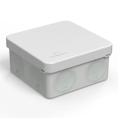 Коробка распред. 80х80х40 безгалогенная стойкая к УФ серая [упак. 132шт] IP66 60- Промрукав 60-0210 фото 1