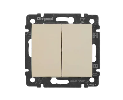 Переключатель СП 2-м механизм (слон.кость) Valena Legrand 774308 фото 1