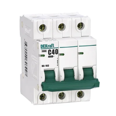 Авт.выкл. 3Р 20А х-ка С ВА-103 6кА DEKraft 12091DEK фото 1