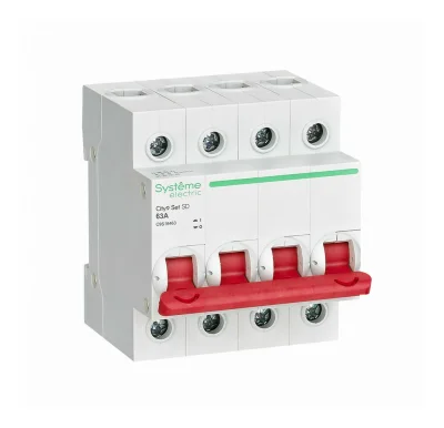 City9 Set Выключатель нагрузки (ВН) 4P 63А 400В Systeme Electric C9S16463 фото 1