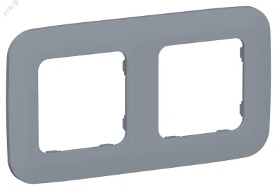FLITE ARTISTIC Рамка 2-местная РУ-2-А-ФлМ маренго IEK FI-M22-31-20-K35 фото 1