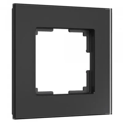 Рамка на 1 пост Senso (черный, стекло soft-touch) W0013108 Werkel a064572 фото 1