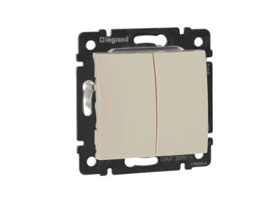 Выключатель СП 2-м механизм (сл. кость) Valena Legrand 774305 фото 1