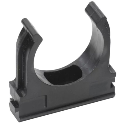 Держатель с защелкой, д.25мм, черный DKC 51025N фото 1