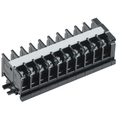 Блок зажимов БЗН TK-010 1,5 мм2 10А на DIN-рейку 10 пар IEK YZN43-10-001-K02 фото 1