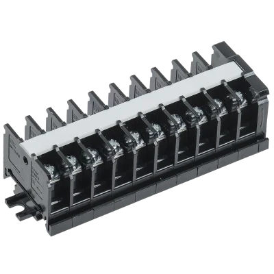 Блок зажимов БЗН TK-010 1,5 мм2 10А на DIN-рейку 10 пар IEK YZN43-10-001-K02 фото 1