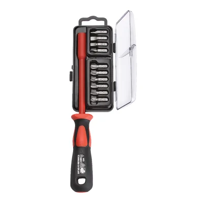 Отвертка диэлектрическая с набором бит НИО-5510 КВТ 69305 фото 1