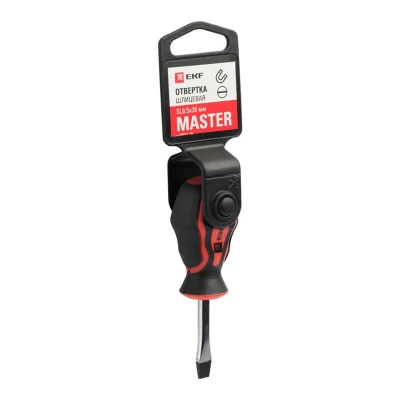 Отвертка Master SL6.5x38 мм EKF sl-6.5-38-mas фото 1