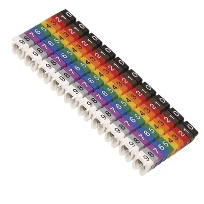 Маркер МКН комплект цифр "0-9" 2,5мм2 (100шт/упак) IEK UMK02-02-09 фото 1