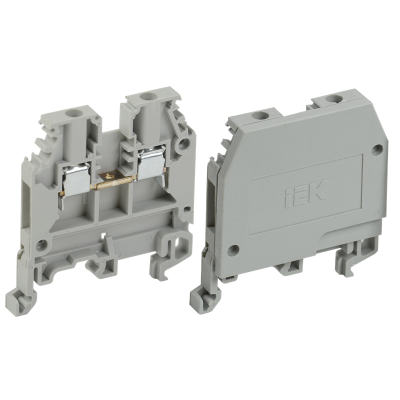 Зажим наборный ЗНИ-2,5мм2 (JXB24А) серый IEK YZN10-002-K03 фото 1