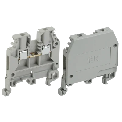 Зажим наборный ЗНИ-2,5мм2 (JXB24А) серый IEK YZN10-002-K03 фото 1