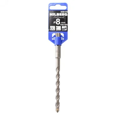 Бур для перфоратора по бетону 8*160мм SDS-plus , Hilberg S08160 фото 1
