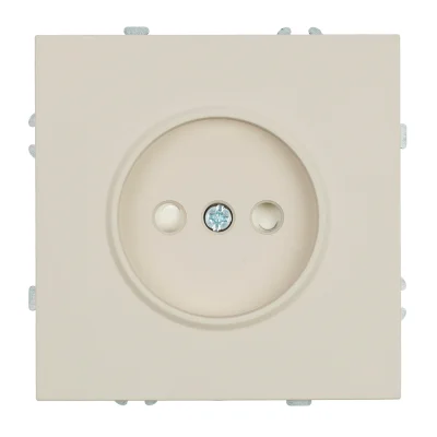 Розетка 1-местная с защитной шторкой (механизм), , б/з, 250В, 16А, серия Эмили, RST16-5109-08 STEKKE фото 1