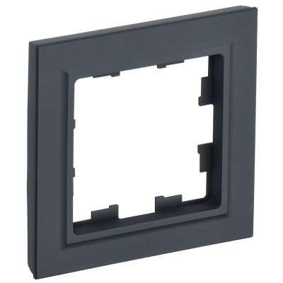 BRITE Рамка 1-мест. РУ-1-БрГ граф. IEK BR-M12-K53 фото 1