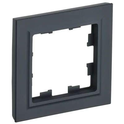 BRITE Рамка 1-мест. РУ-1-БрГ граф. IEK BR-M12-K53 фото 1