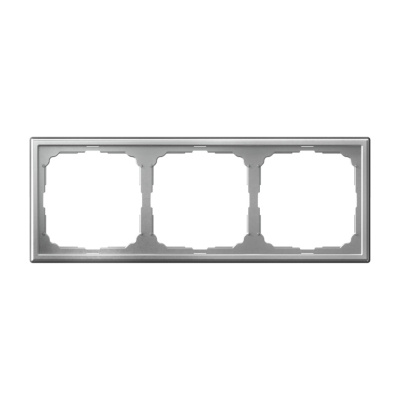 ARTGALLERY 3-постовая РАМКА, универсальная, АЛЮМИНИЙ Systeme Electric GAL000303 фото 1
