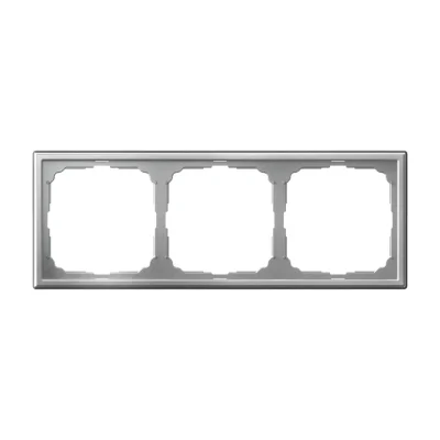 ARTGALLERY 3-постовая РАМКА, универсальная, АЛЮМИНИЙ Systeme Electric GAL000303 фото 1