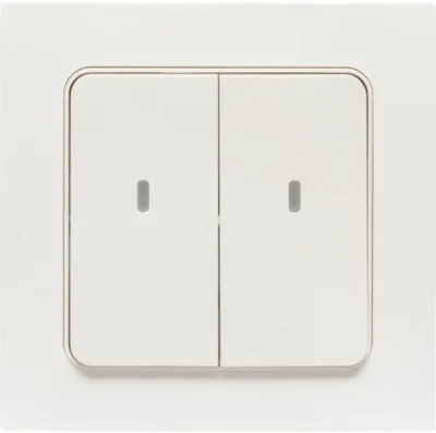 Умный выключатель Стокгольм 2-кл. белый Zigbee Сonnect EKF RCV-ST2-WD-ZB фото 1