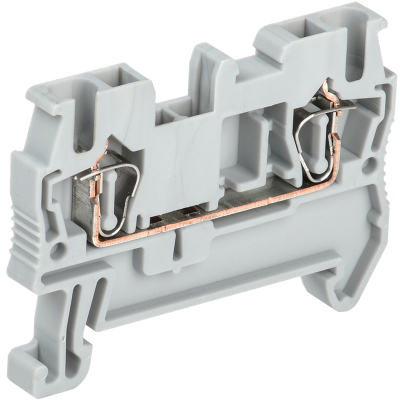 Клемма пружинная КПИ 2в-2,5 31А серый IEK YZN11-002-K03 фото 1