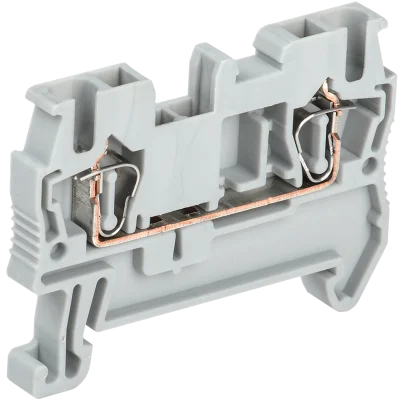 Клемма пружинная КПИ 2в-2,5 31А серый IEK YZN11-002-K03 фото 1