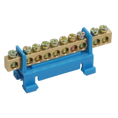 Шина N "ноль" на DIN-изол тип "Стойка" ШНИ-6х9-14-С-С IEK YNN10-69-14P-K07 фото 1