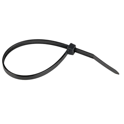 Хомут нейлоновый черный (4,8х200) (100шт.) Basic EKF plc-cb-4.8x200 фото 1