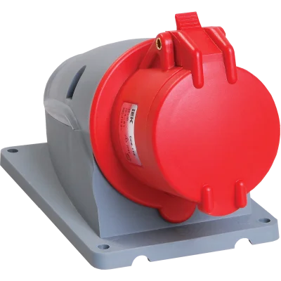 MAGNUM Розетка стац. ССИ-114 16А-6ч 380В 3P+PE IP44 IEK PSN12-016-4 фото 1