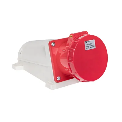 Розетка стационарная наружная 135 3Р+РЕ+N 63А 380В IP67 EKF ps-135-63-380 фото 1