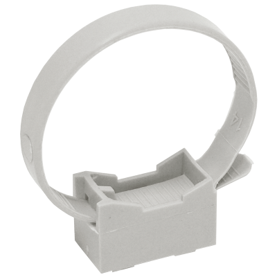 ELASTA Хомутный держатель со стяжкой CFF2 32-63мм серый IEK CTA10MP-CFF263-K41-100 фото 1