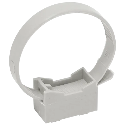 ELASTA Хомутный держатель со стяжкой CFF2 32-63мм серый IEK CTA10MP-CFF263-K41-100 фото 1