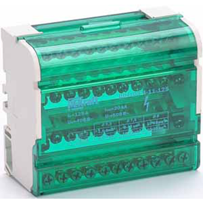 Кросс-модуль на DIN-рейку 4х11 групп, 125А ШН-103 DEKraft 32018DEK фото 1