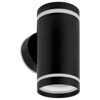 Светильник садово-парковый, 230V 2*GX53, DH1002, черный (на стену вверх/вниз) Feron 11709 фото 1