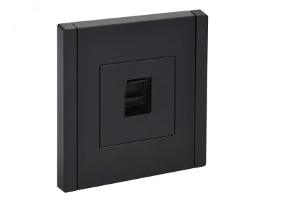 FORTE&PIANO Розетка компьютерная RJ45 кат.5E FP132 черный IEK FP-K10-1-K02 фото 1
