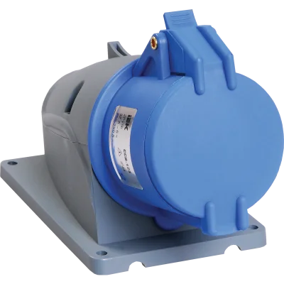 MAGNUM Розетка стац. ССИ-123 32А-6ч 220В 2P+PE IP44 IEK PSN11-032-3 фото 1