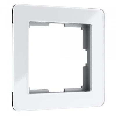 Рамка на 1 пост Acrylic белый W0012701 Werkel a059313 фото 1