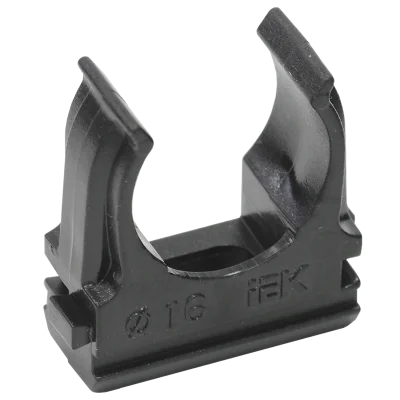 ELASTA Держатель с защелкой CF16 черный IEK CTA10D-CF16-K02-100 фото 1