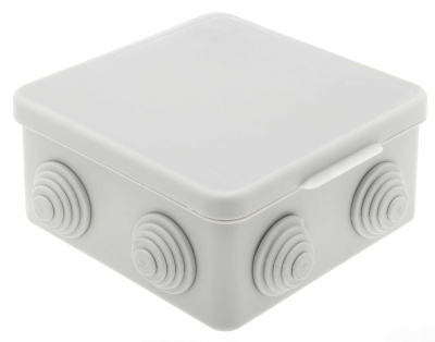 Коробка распред. 100х100х55, IP54, ОП, серый (75) Gusi Electric С3В108 фото 1