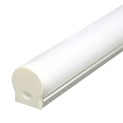 Профиль алюминиевый "круглый узкий", серебро, 2000*15*20мм CAB282 с матовым экраном Feron 10301 фото 1