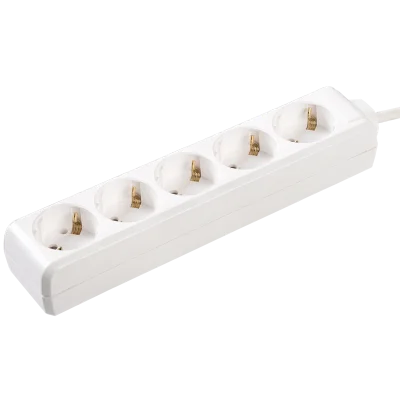 Удлинитель У05 5 мест 2P+PE/3метра 3х1мм2 16А/250 IEK WYP10-16-05-03-Z-N фото 1